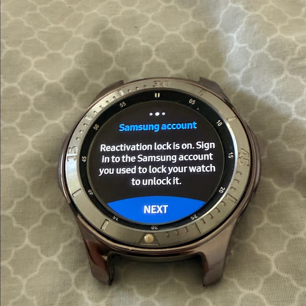Samsung Smartwatch - Silver and Black